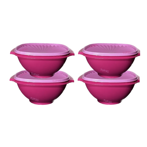 Servelier Bowl (4) 1.5L - Pink | Tupperware Singapore