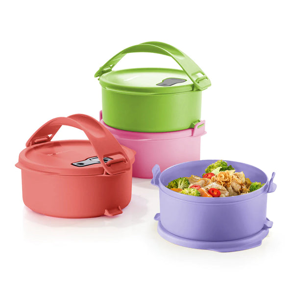 Tupperware Tup Tiffin 550ml Container Lunch Box Set (4) Suitable Hot & Cold  Food
