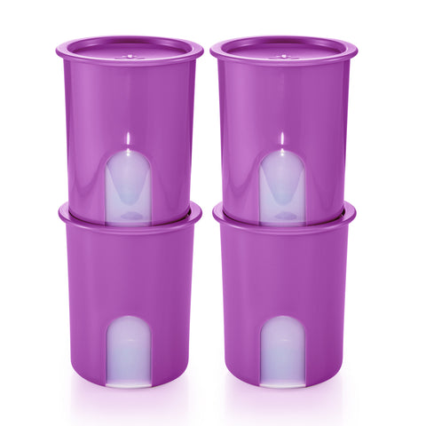 One Touch Window Canister Set (4) 1.25L | Tupperware Singapore