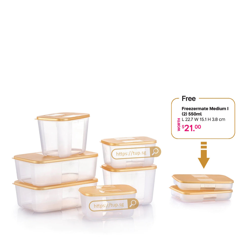 FreezerMate Set - Gold | Tupperware Singapore
