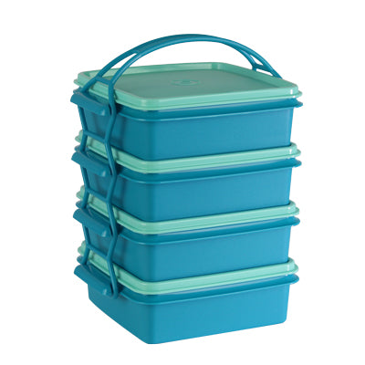 Tupperware Singapore | Small Goody Box with Cariolier (4) - Blue