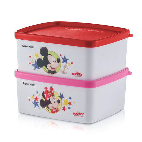 Mickey & Minnie Snack Box (2) | Tupperware Singapore400ml 