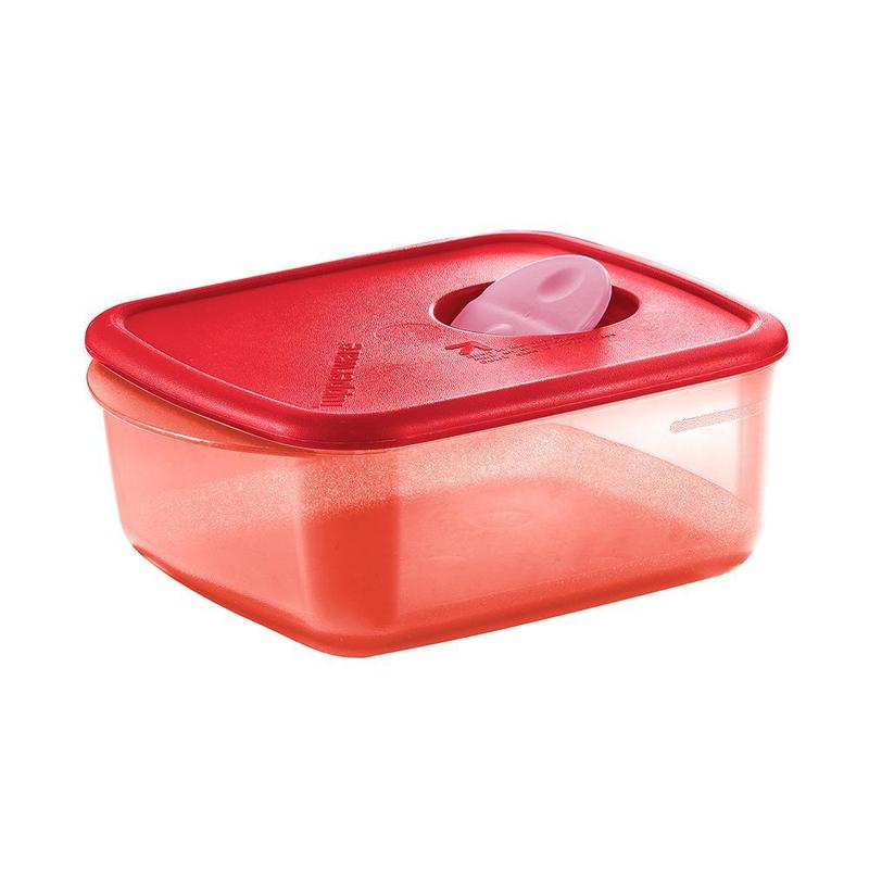 Rock N Serve Square (Red) 1L - Microwave Safe | Tupperware Singapore