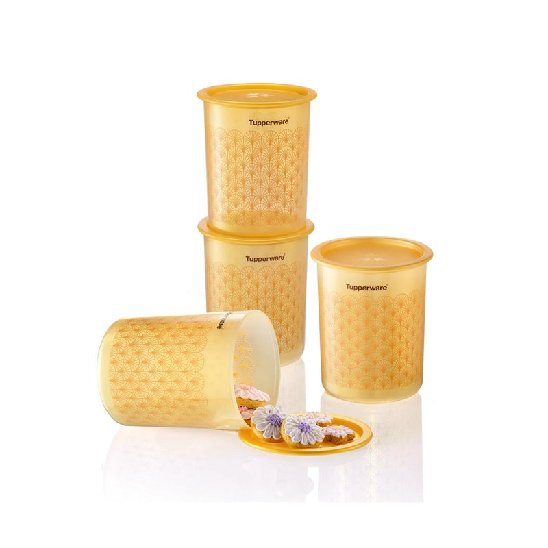 Golden Touch Canister Junior (4) 1.25L | Tupperware Singapore