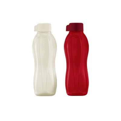 Ruby and Pearl (Red and White) Eco Bottles (2) 750ml