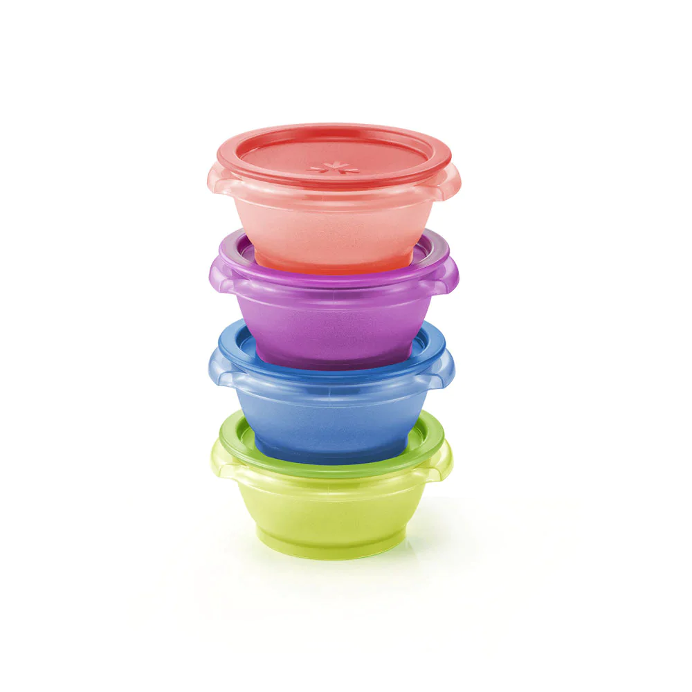One Touch Bowl (4) 400ml | Tupperware Singapore