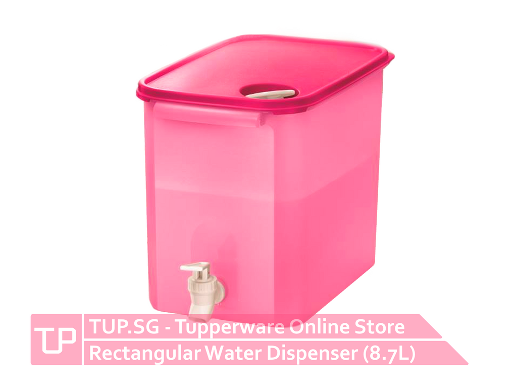 Rectangular Water Dispenser (8.7L) - Pink