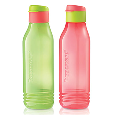 Tupperware Triangle Quencher Set (2) 750ml - Green / Red