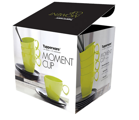 Moment Cups (4) w/ Box | TUpperware Singapore