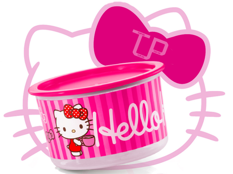 Tupperware Hello Kitty One Touch Topper Small 950ml