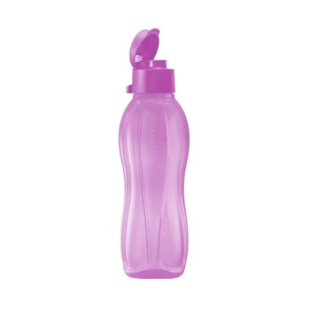 Tupperware Eco Bottle 500ml Flip Top — Purple Rain